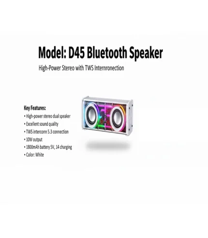 D45 Bluetooth Speaker