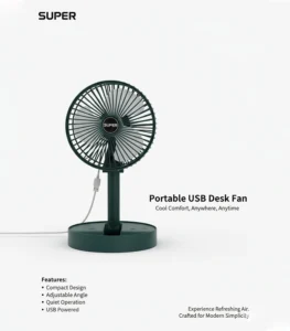 Portable USB Desk Fan